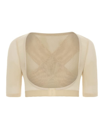 Gemsli SW112 Beige Firm Posture Support Open Bust Arm Shaper Myselflingerie.com